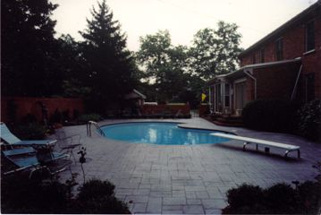 Decorative Concrete Pool Deck