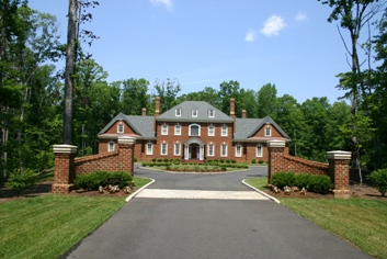 Cobblestone paving at Entrance Gate