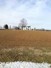 Here is the house from the road.  As indicated, it is about 400 feet from the road.  