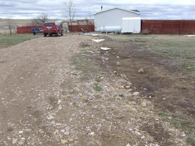 Driveway from main road looking south